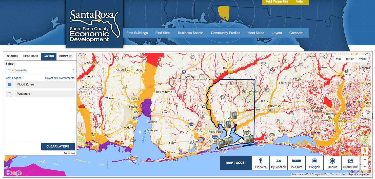 Santa Rosa Flood Zone Map